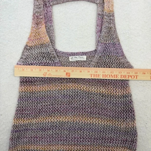 We The Free People Under The Starlight Open Back Knit Tank Top Size Medium - Picture 6 of 8